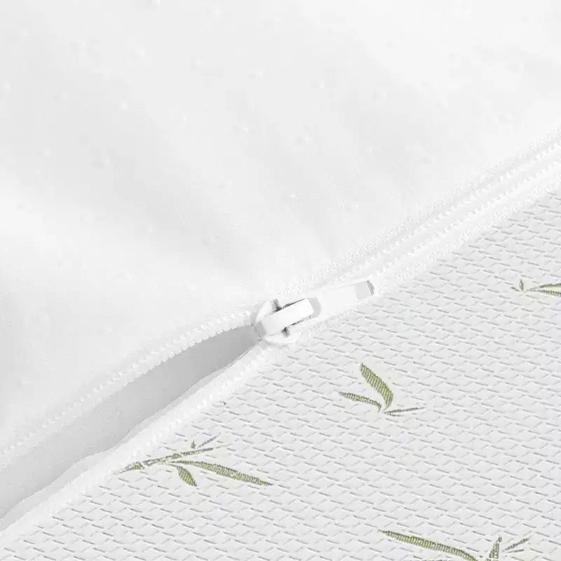 Materasso in Memory Foam a Media Rigidità con Motivo Bambù Bianco Verde – 20 cm/25 cm, Singolo/Matrimoniale/King, 1-2 Posti