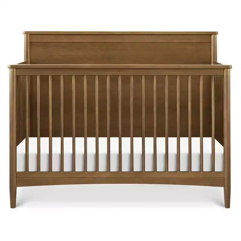 Culla convertibile 4 in 1, verde foresta / miele / noce, uso per 1 persona